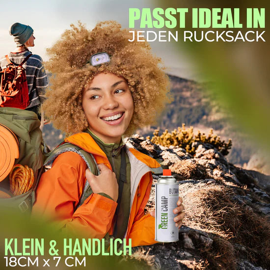 28 x Greencamp® Butangaskartuschen – 227 g – umweltbewusst, sicher & zuverlässig