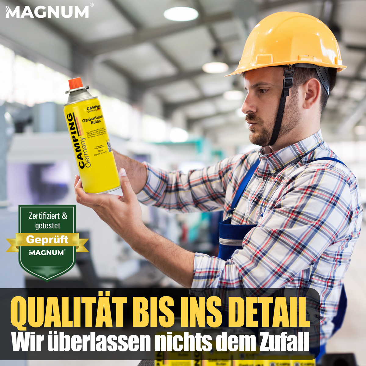 Butangaskartuschen 227g – Gaskocher Innenraum & Stromausfall – 100% dicht mit Sicherheitsventil