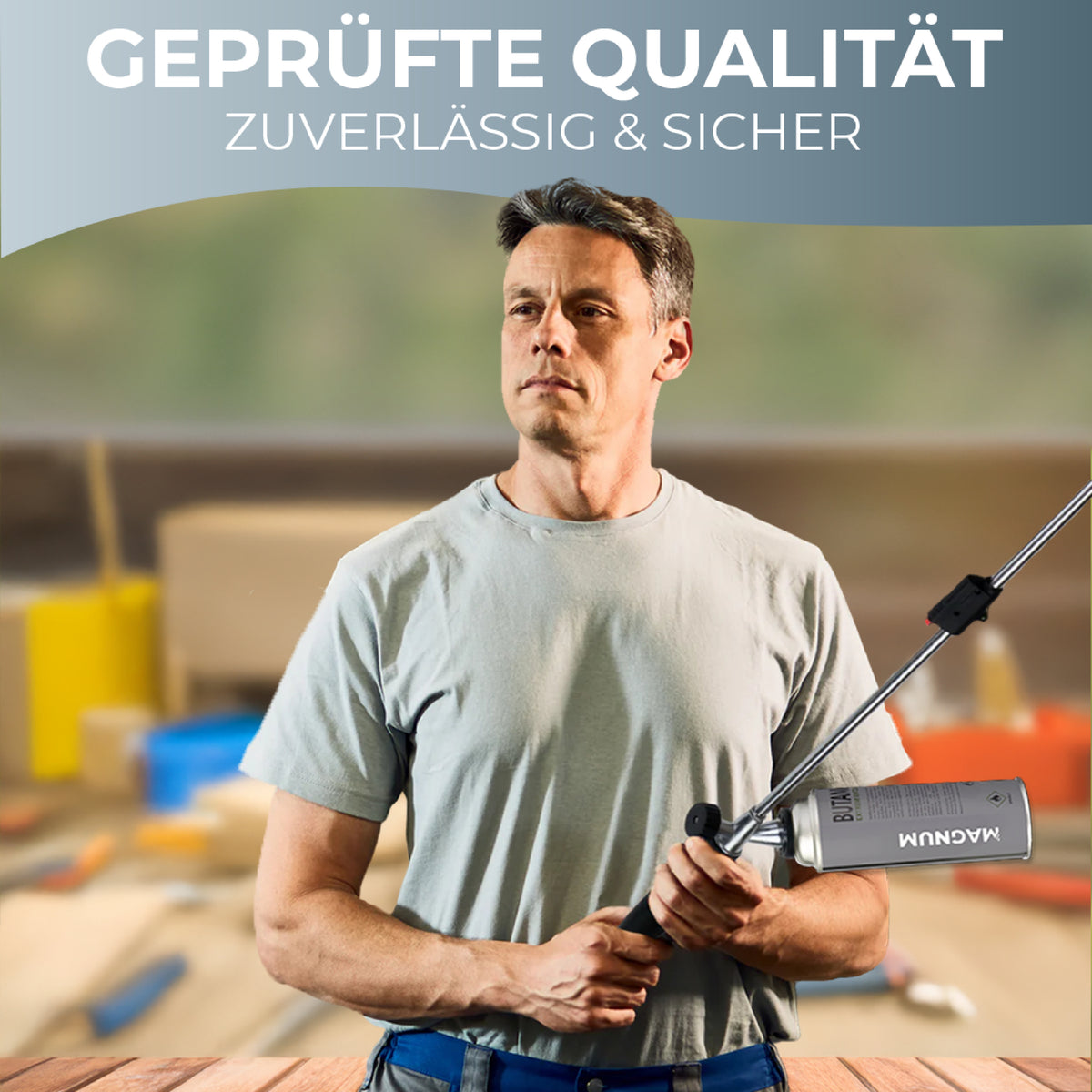 MAGNUM® Unkrautbrenner inkl. Gaskartuschen – kraftvolle & chemiefreie Unkrautvernichtung