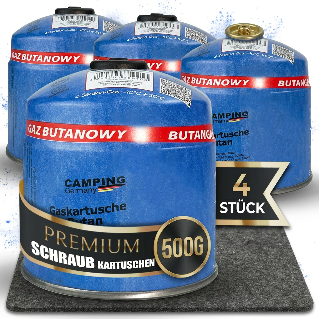 Gaspatroon met schroefventiel van 500 g – sterk, veilig en veelzijdig. 