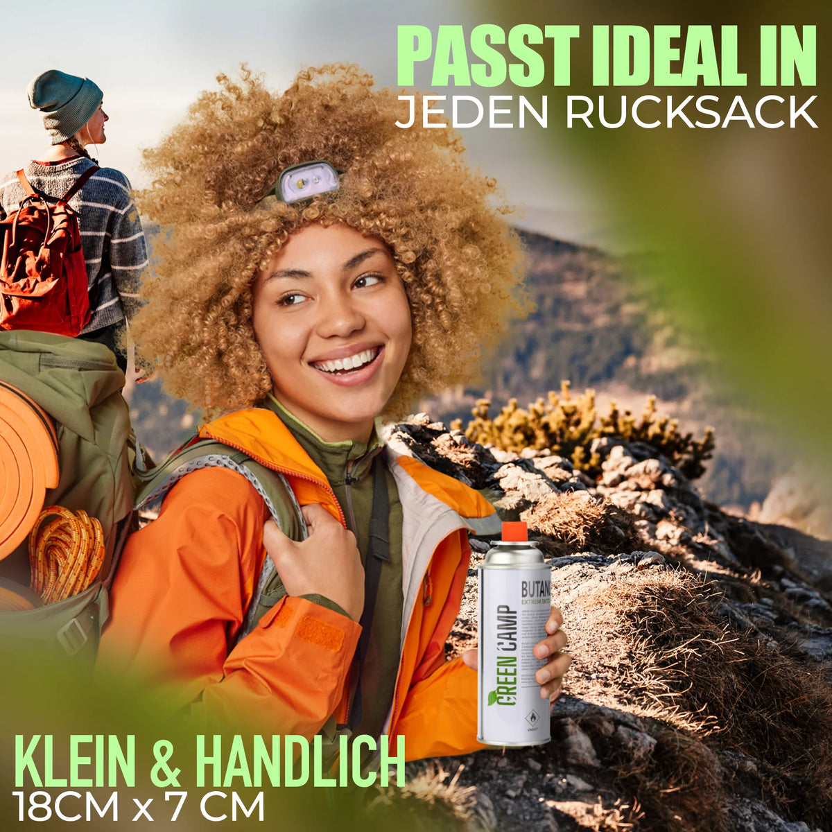 8 x Greencamp® Butangaskartuschen – 227 g – umweltbewusst, sicher & zuverlässig