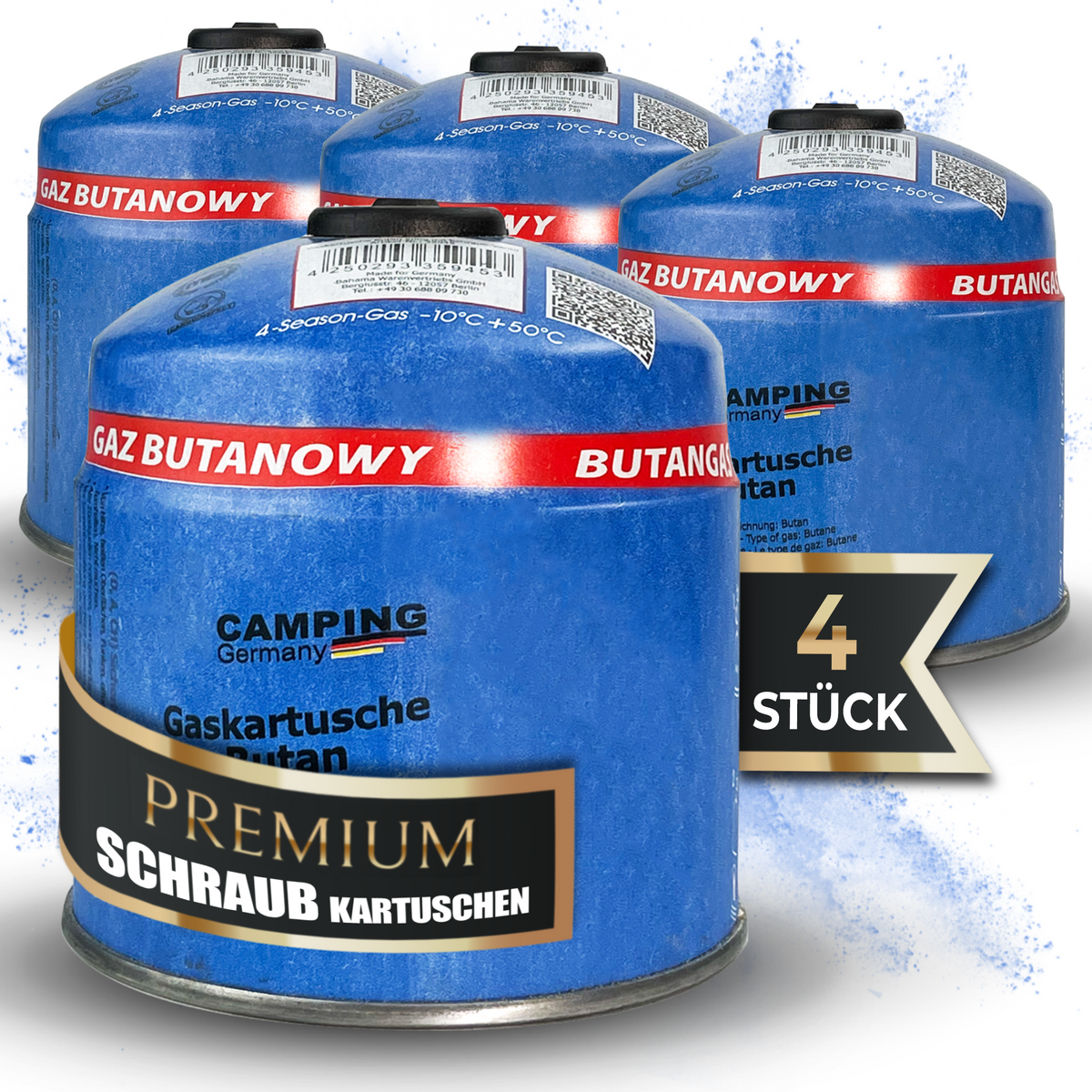Gaspatroon met schroefventiel van 500 g – sterk, veilig en veelzijdig. 